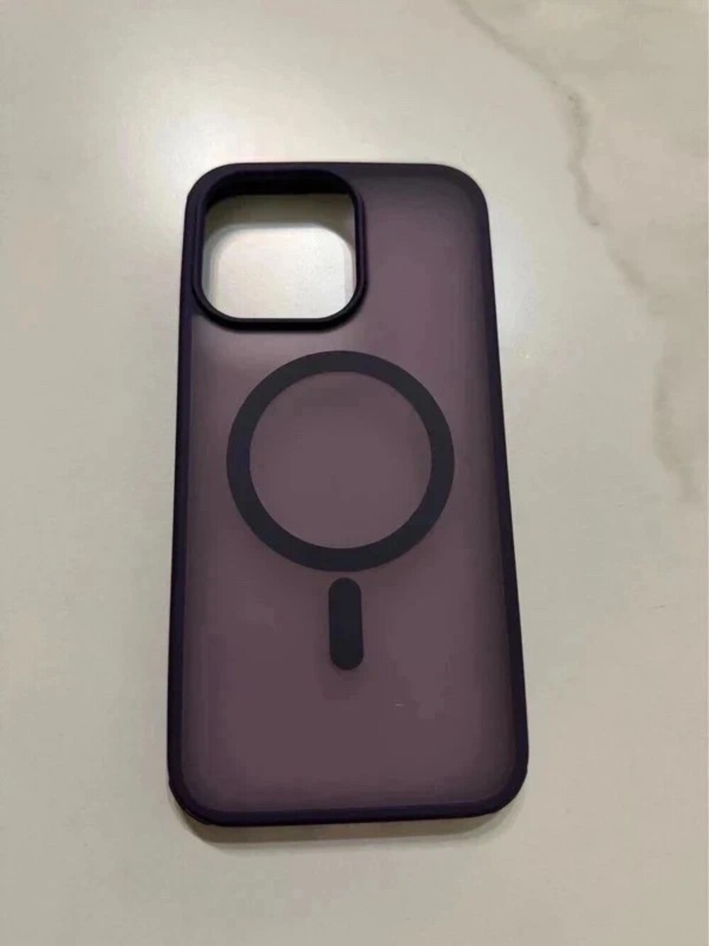 iPhone 15 Pro Max Case - Dark Purple MagSafe